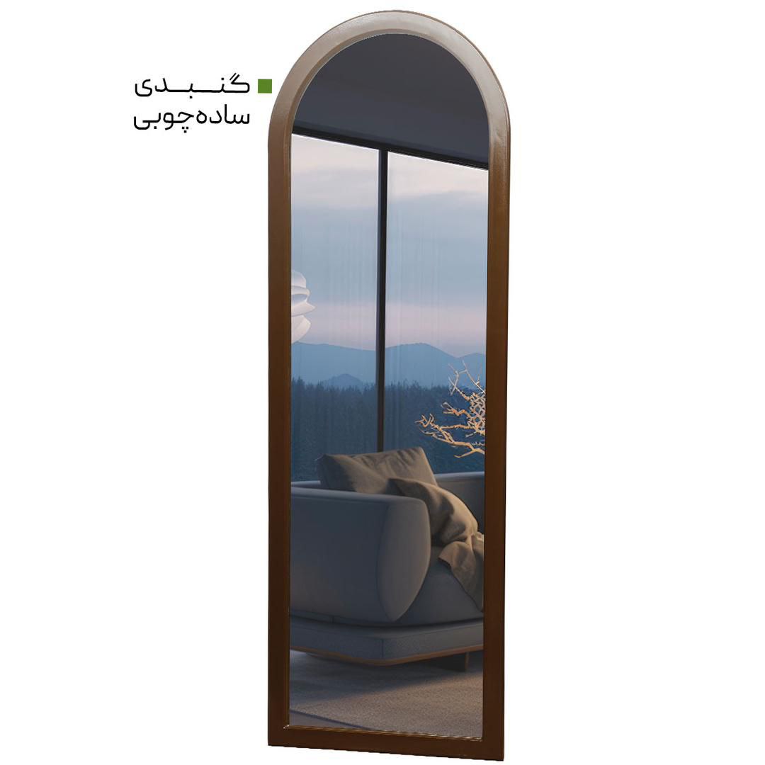 اینه سعید احمدی اینه ایستاده گنبدی چوبی - Image 1