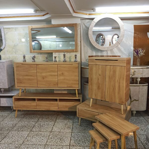 ست میز کنسول و میز تی وی مدل شاهان