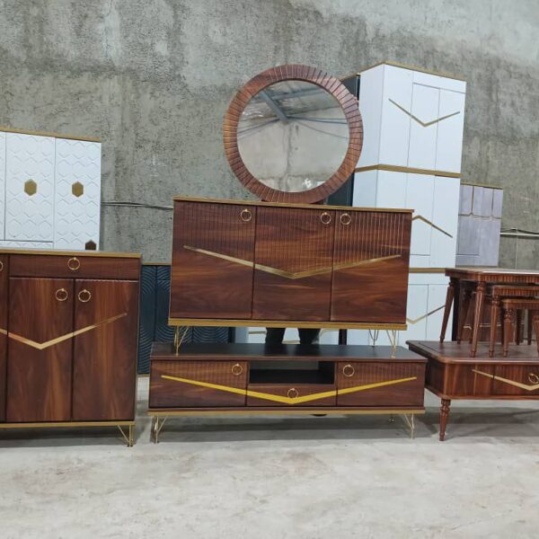 ست میز کنسول و میز تی وی و جاکفشی و جلومبلی مدل مهر