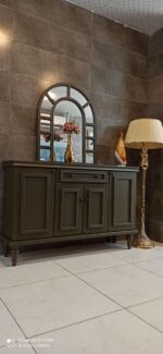 ست میز کنسول و میز تی وی و جاکفشی رنگی مدل ویکتوریا - Image 5