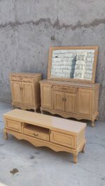 ست میز کنسول و میز تی وی و جاکفشی رنگی مدل ویکتوریا - Image 4