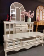 ست میز کنسول و میز تی وی رنگی اینه دار - Image 2