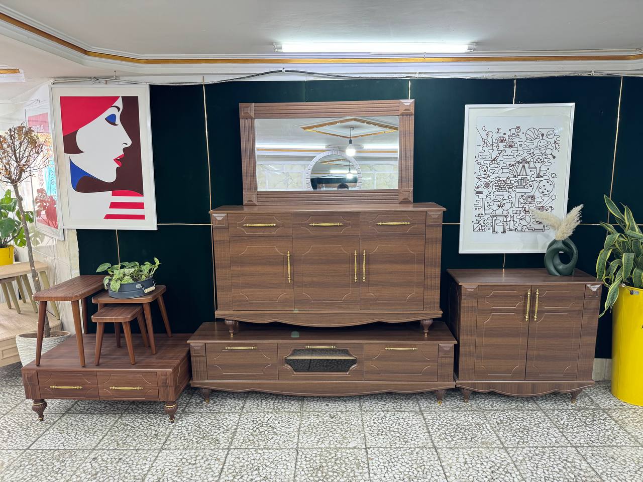 photo_2024-09-17_05-02-40 ست میز کنسول و میز تی وی و جاکفشی y-150 - Image 1