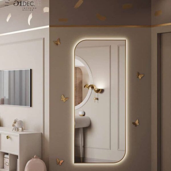 اینه ایستاده دفرمه نئون دار مدل 3040