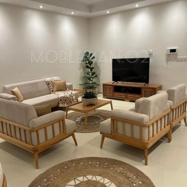 مبل هشت نفره مدل نرده ای