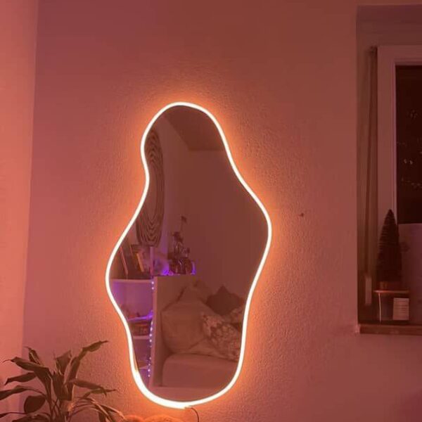 اینه ایستاده دفرمه نئون دار مدل 3080