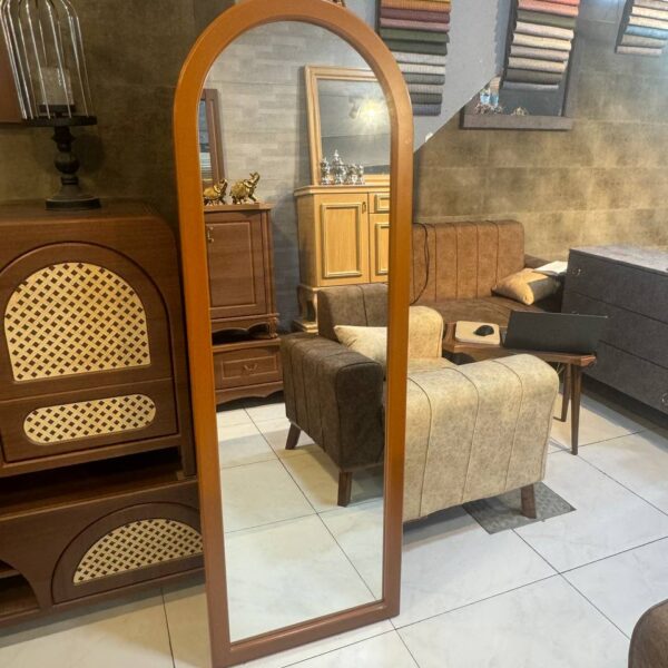 اینه ایستاده رنگی مدل گنبدی ساده کوچک