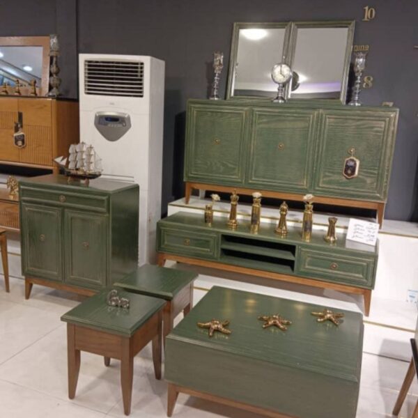 ست میز کنسول و میز تی وی و جاکفشی و جلو مبلی مدل دلدار