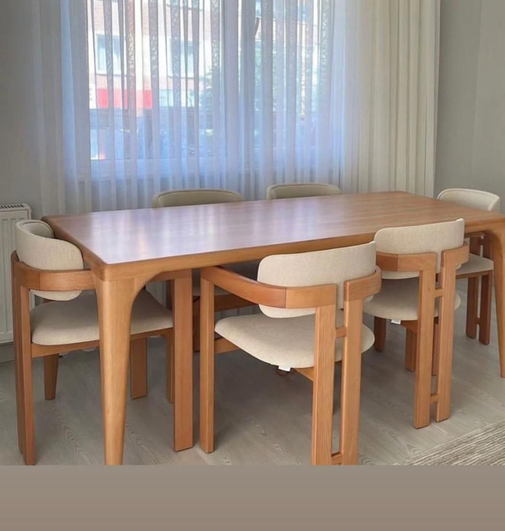 photo_2025-01-21_18-28-07 ناهار خوری شش نفره مدل کاپل - Image 1