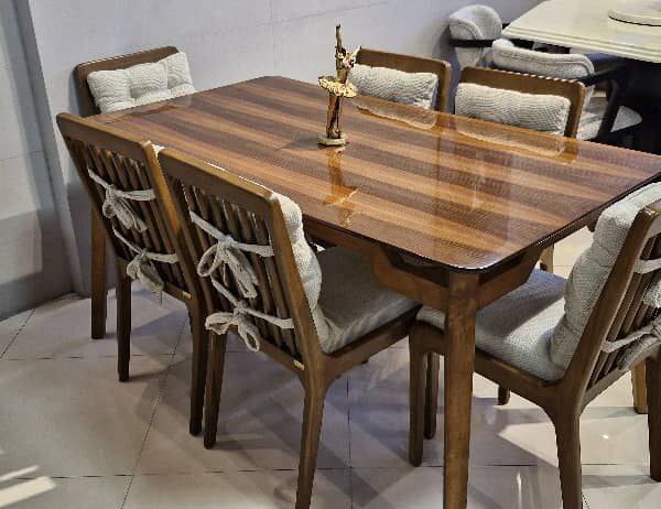 ناهار خوری شش نفره مدل مونیکا