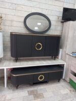 ست میز کنسول و میز تی وی مدل حلقه ای