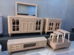 ست میز کنسول و میز تی وی و جاکفشی و جلومبلی مدل کلاسیک