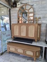 ست میزوکنسول و میز تی وی و جاکفشی مدل مخمل - Image 2