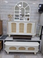 ست میزوکنسول و میز تی وی و جاکفشی مدل مخمل - Image 3