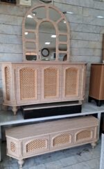 ست میزوکنسول و میز تی وی و جاکفشی مدل مخمل - Image 4