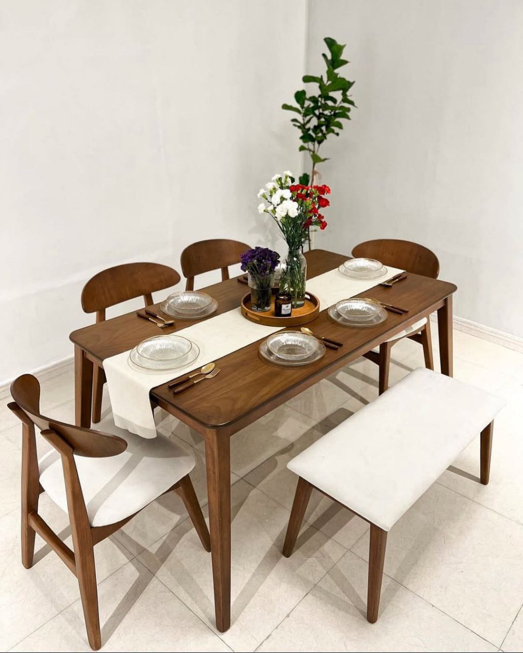 photo_2025-02-10_13-16-33 ناهار خوری مدل نیمکت 6 نفره - Image 1