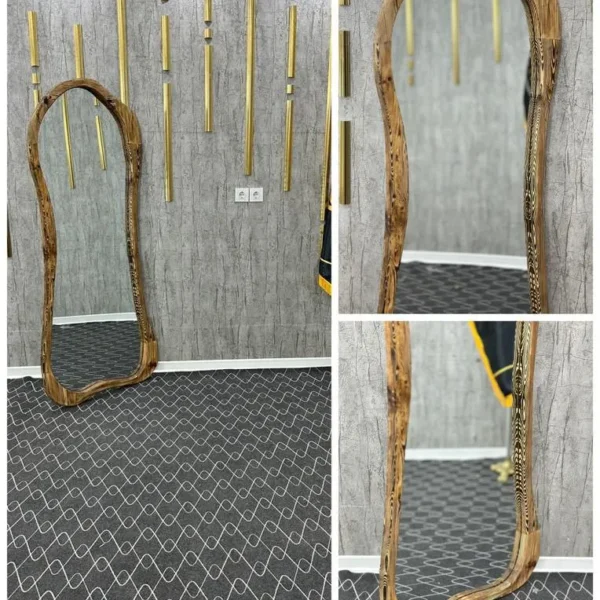 اینه ایستاده چوبی حلال خور ساده