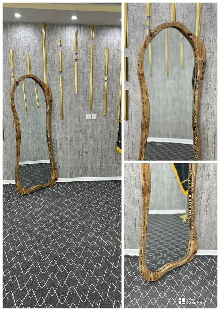 اینه ایستاده چوبی حلال خور ساده اینه ایستاده چوبی حلال خور ساده