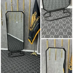 اینه ایستاده فلزی پایه دار هشت ضلعی