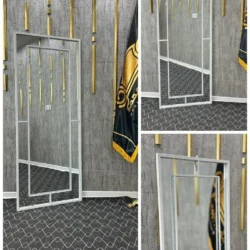 اینه ایستاده مستطیل فلزی دوبل