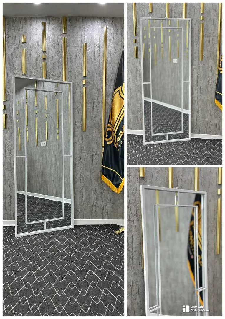 اینه ایستاده مستطیل فلزی دوبل اینه ایستاده مستطیل فلزی دوبل