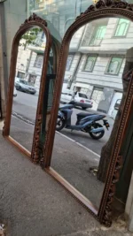 اینه استاده مدل چوبی رزین خور گنبدی