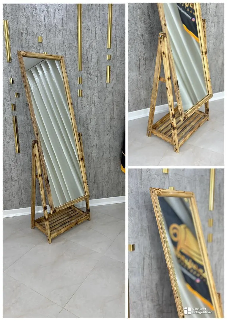 اینه ایستاده مدل چوبی گلدونی اینه ایستاده مدل چوبی گلدونی