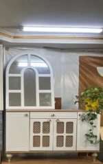 آینه کنسول مدل حصیرخور