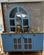 آینه کنسول مدل حصیرخور