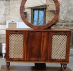 آینه کنسول مدل حصیر خور کد 2