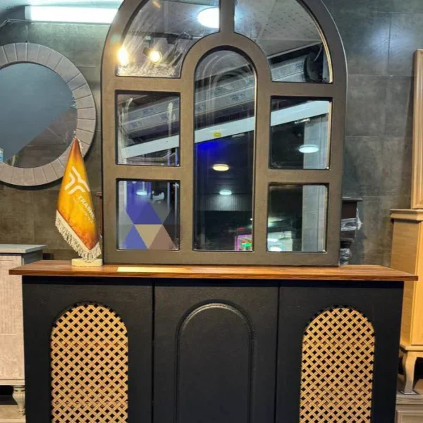 آینه کنسول مدل حصیری کد 2