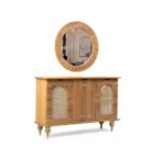 آینه کنسول مدل حصیری کد 2