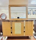 آینه کنسول مدل حصیر آینه خور