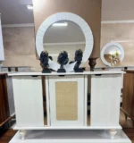 آینه کنسول مدل حصیر آینه خور