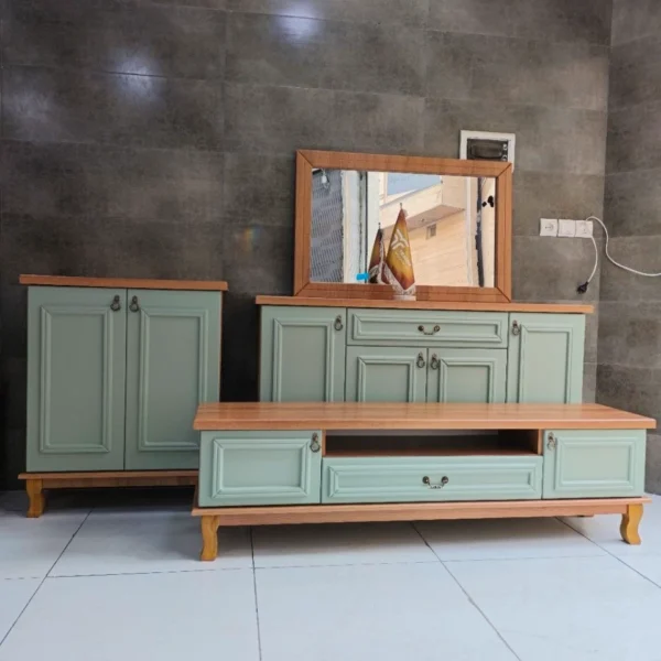 ست اینه کنسول جاکفشی میز تلویزیون مدل ویکتوریا